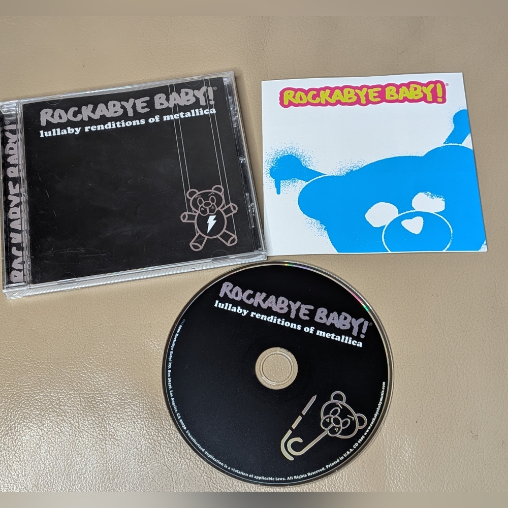 Rockabye Baby! Lullaby Renditions Of Metallica Songs CD (2006) Mint!
